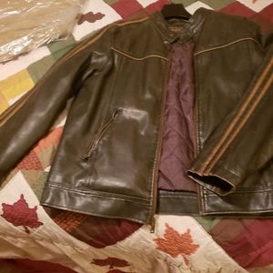 Leather like jacket